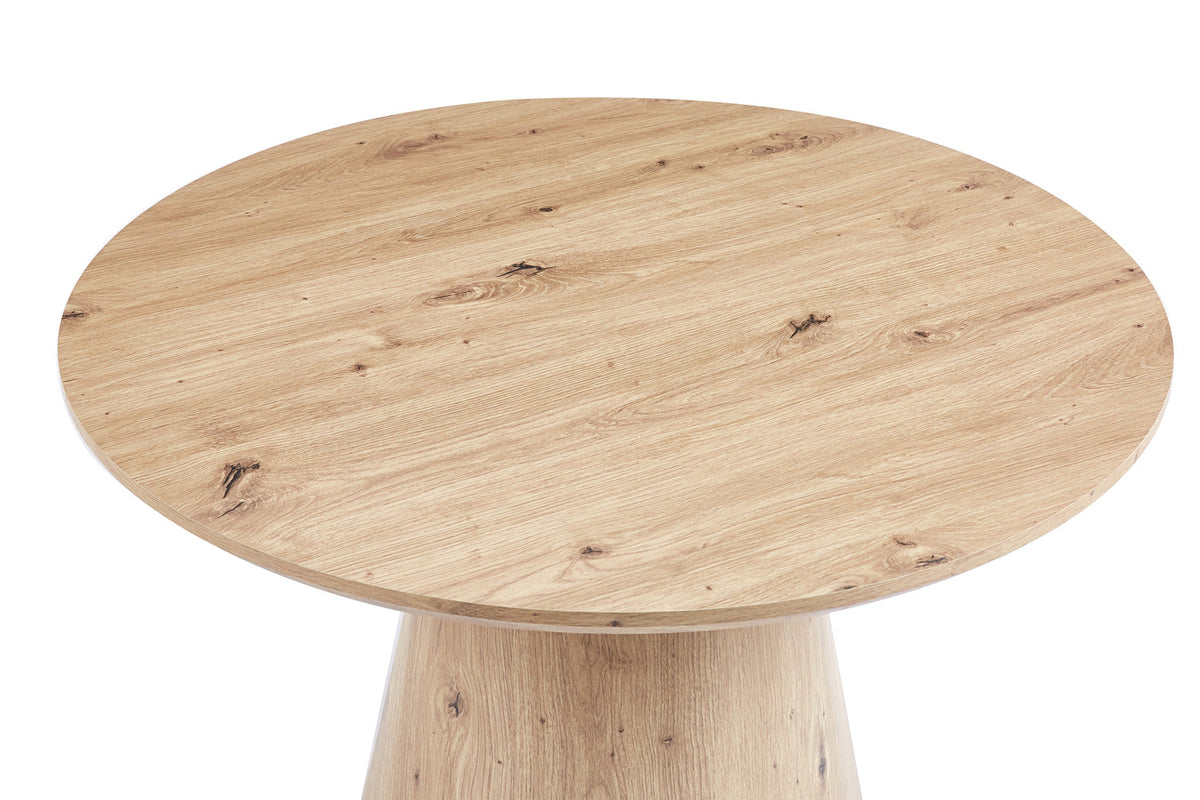 Salontafel 'Lukas' 80 cm Decor Oude eik – breedte 80 cm, diepte 80 cm en hoogte 45 cm – aanzicht 5