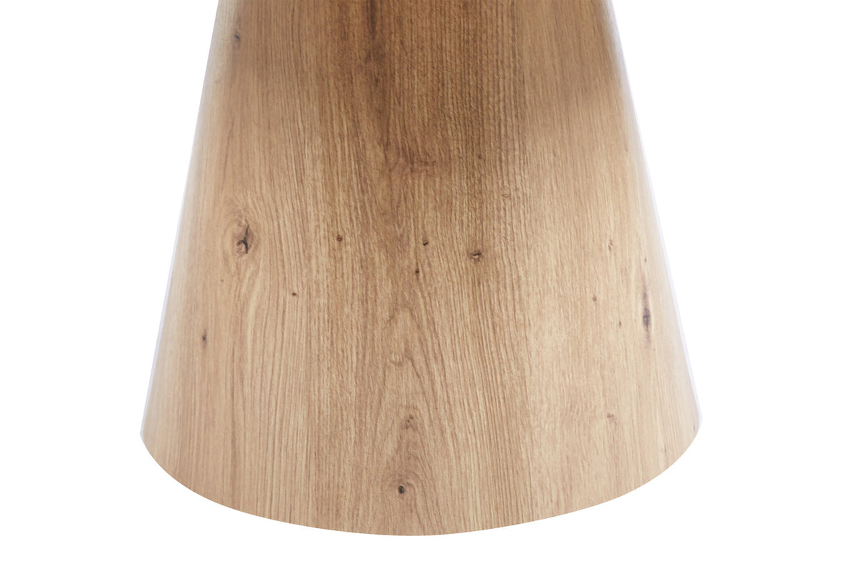 Salontafel 'Lukas' 80 cm Decor Oude eik – breedte 80 cm, diepte 80 cm en hoogte 45 cm – aanzicht 6