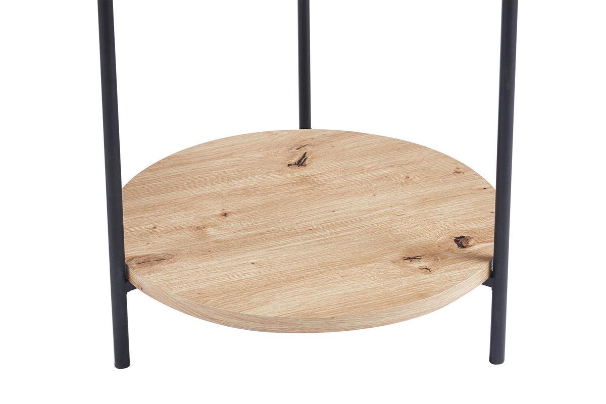 Salontafel 'Dalina' 45 cm Decor Oude eik – breedte 45 cm, diepte 45 cm en hoogte 55 cm – aanzicht 6