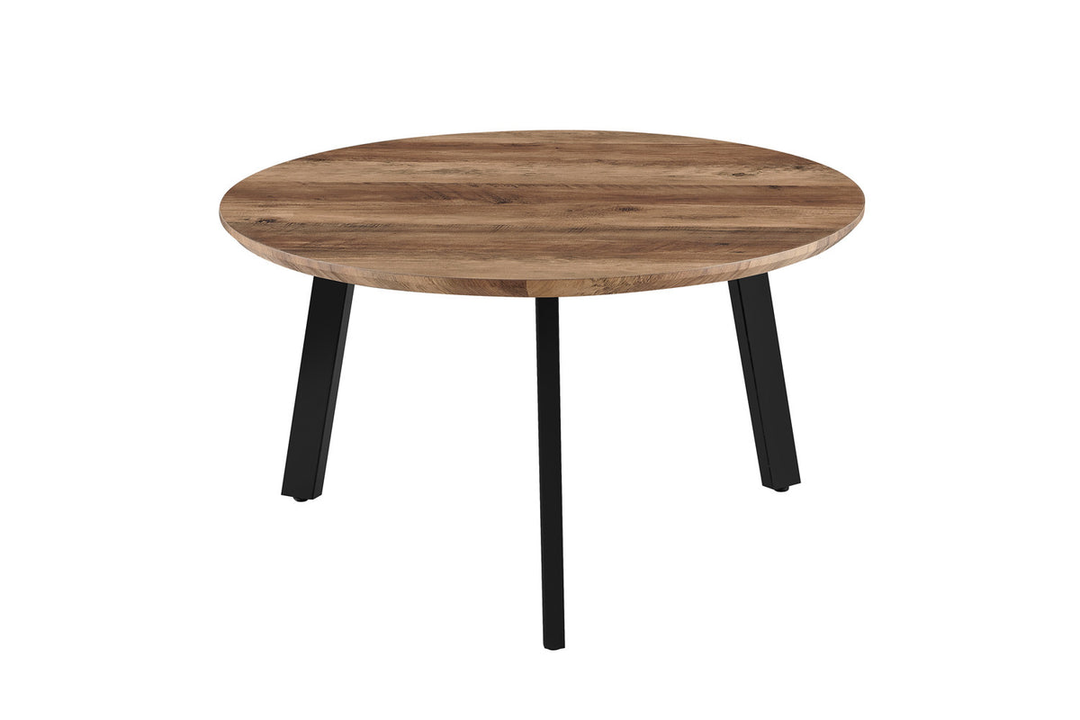 Set van 2 Salontafels 'Aziz' Decor Mango – breedte 80-50 cm, diepte 80-50 cm en hoogte 45-50 cm – aanzicht 4