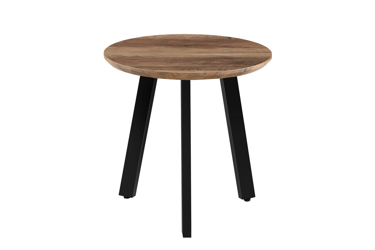 Set van 2 Salontafels 'Aziz' Decor Mango – breedte 80-50 cm, diepte 80-50 cm en hoogte 45-50 cm – aanzicht 5