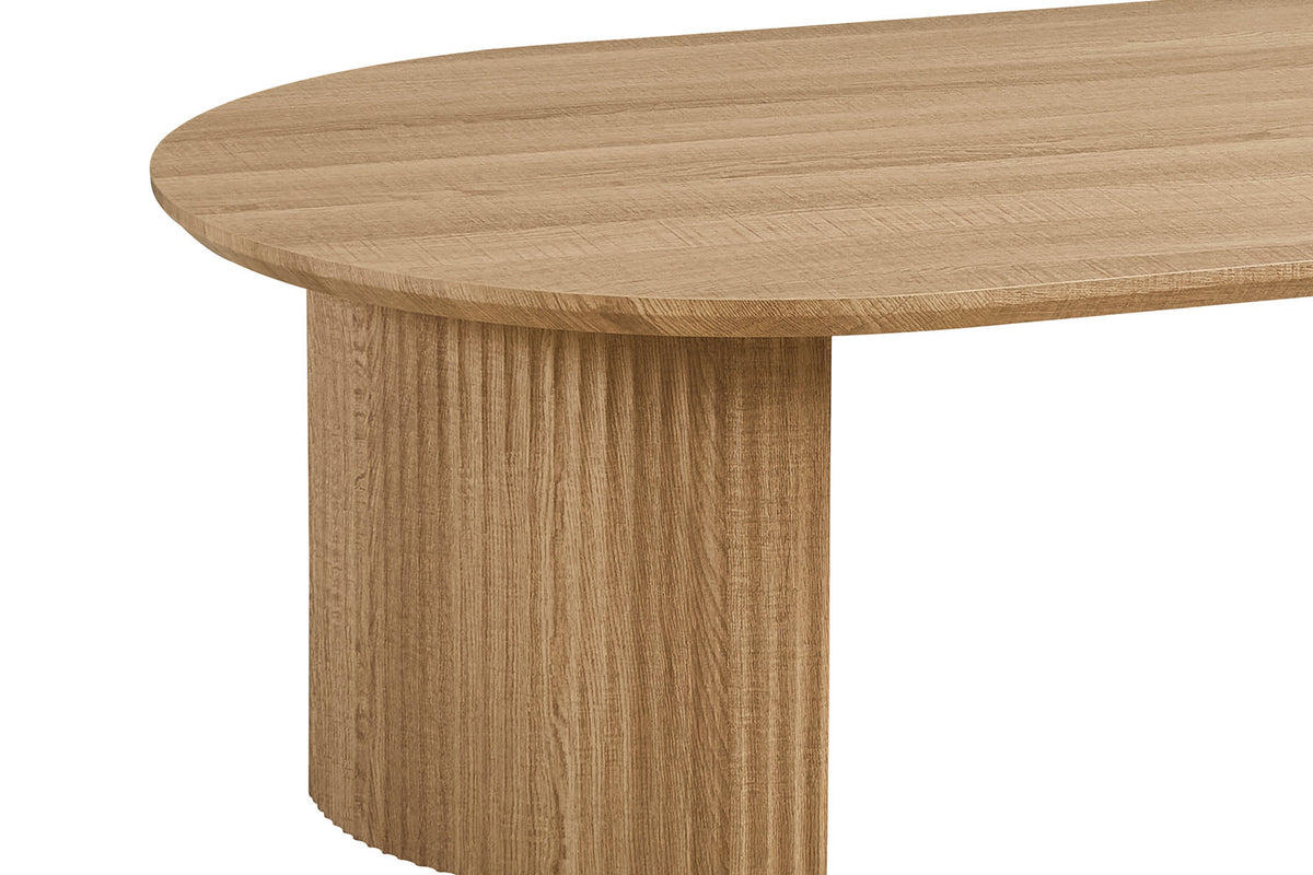 Salontafel Lagos 120 cm Decor Eik Naturel – breedte 120 cm, diepte 70 cm en hoogte 38 cm – aanzicht 5
