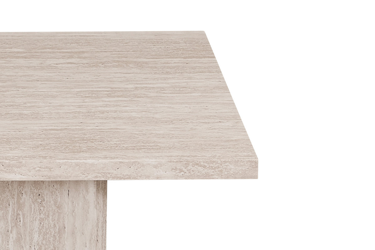 Salontafel Litar Decor Travertin Beige – breedte 125 cm, diepte 65 cm en hoogte 42 cm – aanzicht 6