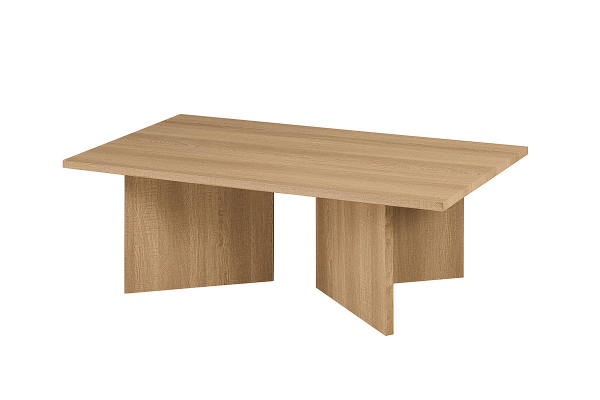 Salontafel Litar Decor Eik Naturel – breedte 125 cm, diepte 65 cm en hoogte 42 cm – aanzicht 4