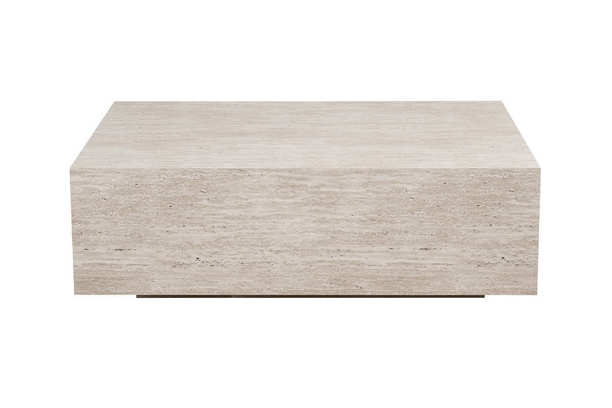 Salontafel Jacky Decor Travertin Beige – breedte 120 cm, diepte 70 cm en hoogte 38 cm – aanzicht 3