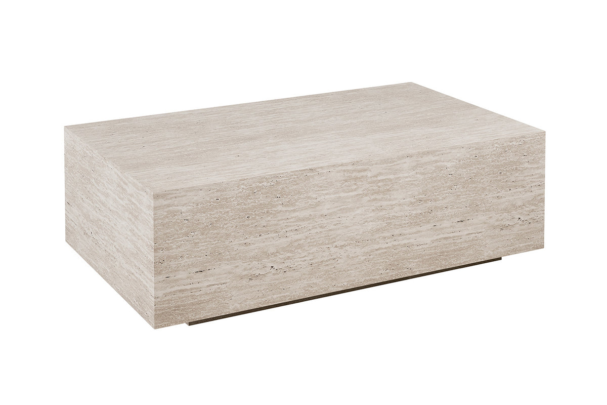 Salontafel Jacky Decor Travertin Beige – breedte 120 cm, diepte 70 cm en hoogte 38 cm – aanzicht 4