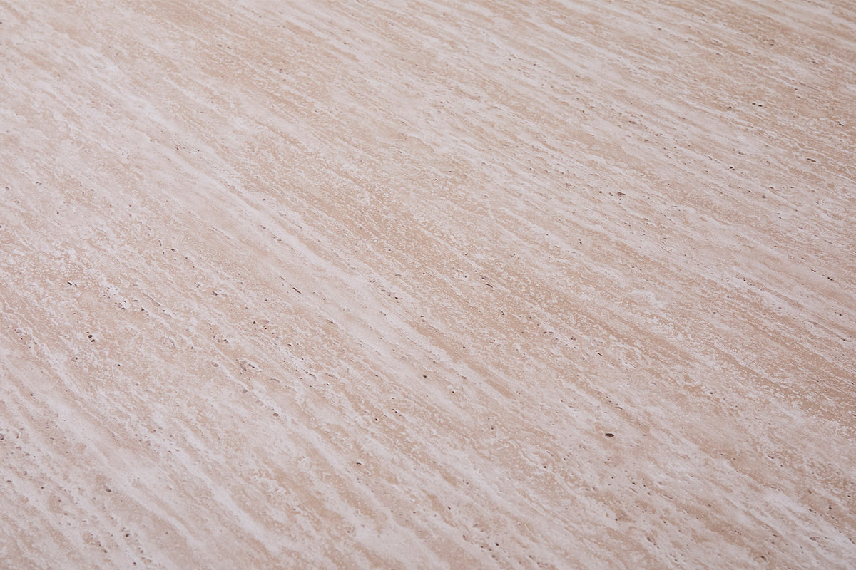 Tafel Lagos 200 cm Ovaal Decor Travertin Beige – breedte 200 cm, diepte 100 cm en hoogte 76 cm – aanzicht 6