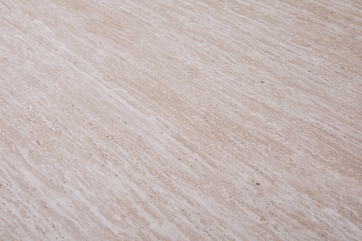 Tafel Lagos 220 cm Ovaal Decor Travertin Beige – breedte 220 cm, diepte 110 cm en hoogte 76 cm – aanzicht 6