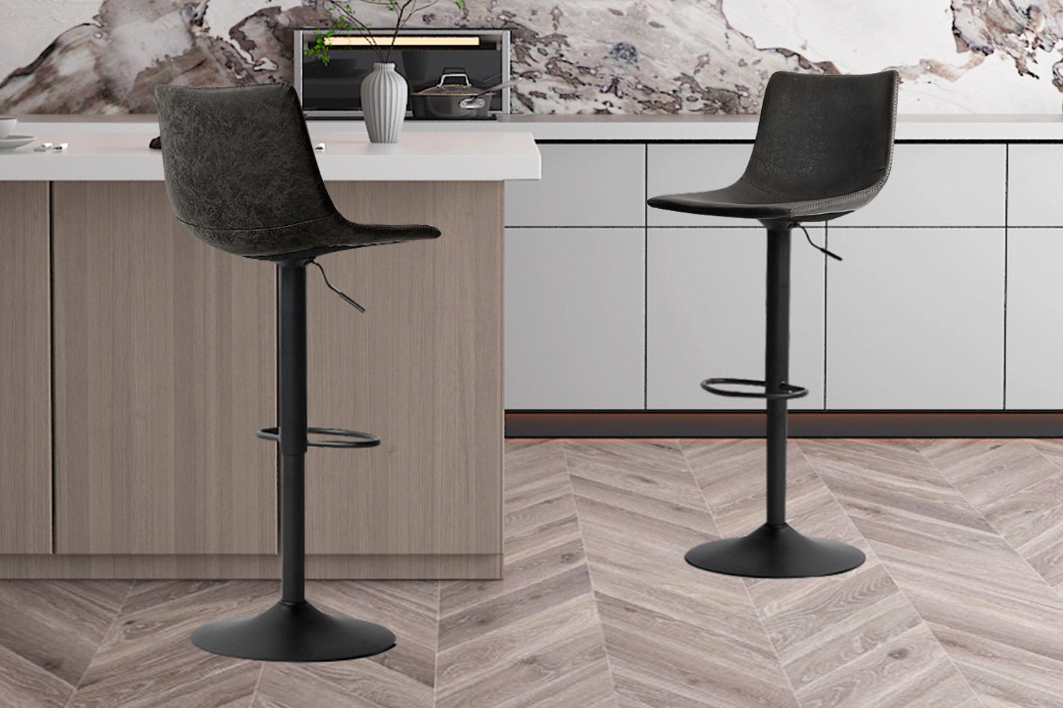 Barstoel Trevi Zwart - afbeelding 2