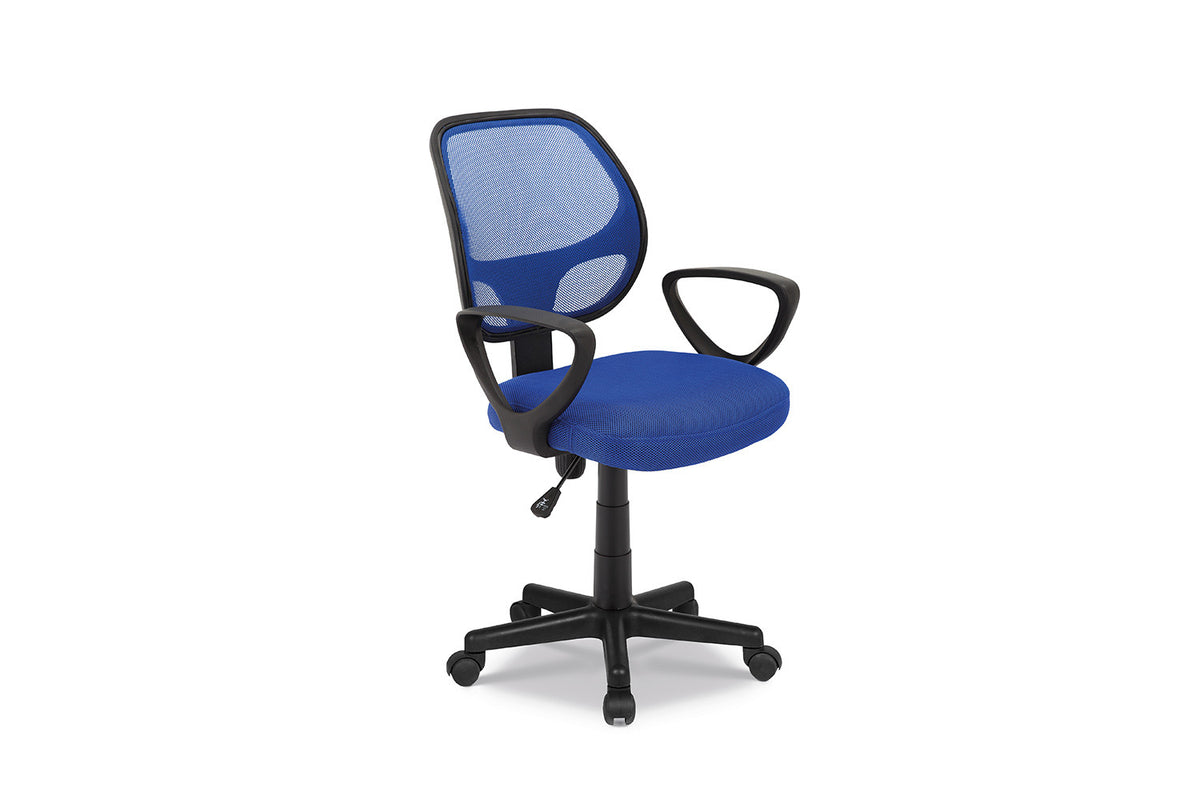 Bureaustoel Hippa Mesh Blauw – aanzicht 5