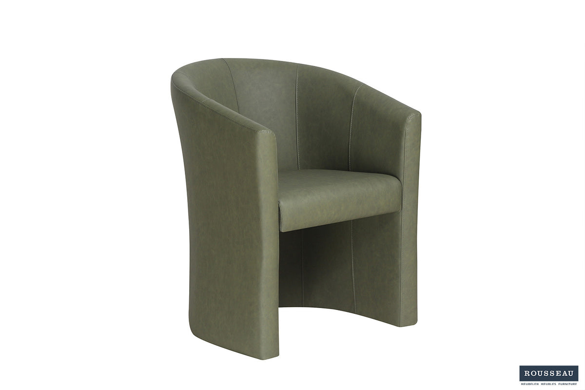 Kuipzeteltje Charlie Vintage PU Groen – aanzicht 3