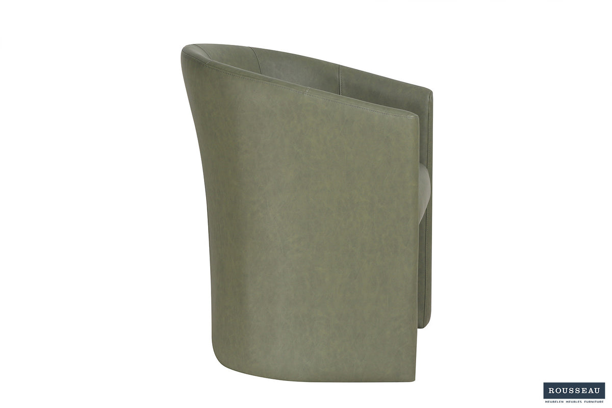 Kuipzeteltje Charlie Vintage PU Groen – aanzicht 4