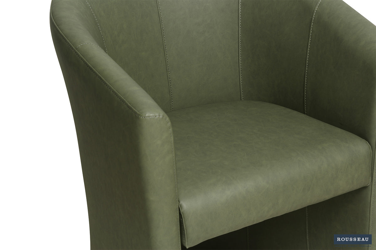 Kuipzeteltje Charlie Vintage PU Groen – aanzicht 6