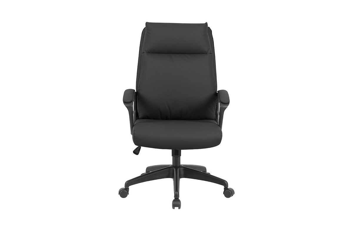 Bureaustoel Samuel PU nylon Zwart – aanzicht 3