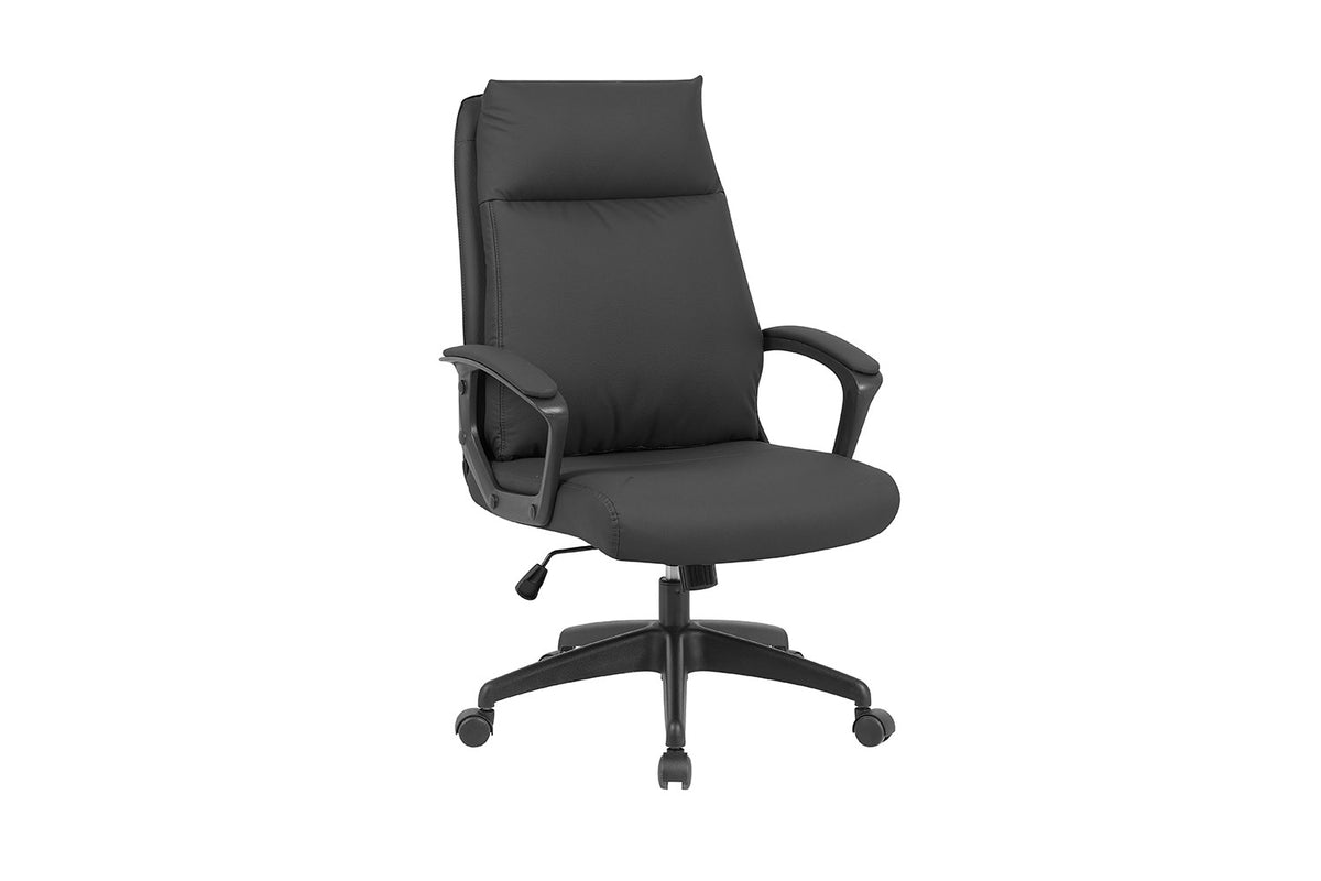 Bureaustoel Samuel PU nylon Zwart – aanzicht 4