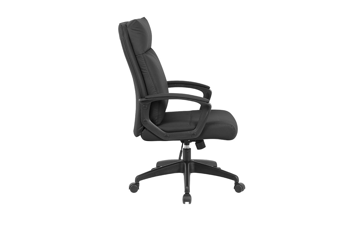 Bureaustoel Samuel PU nylon Zwart – aanzicht 5