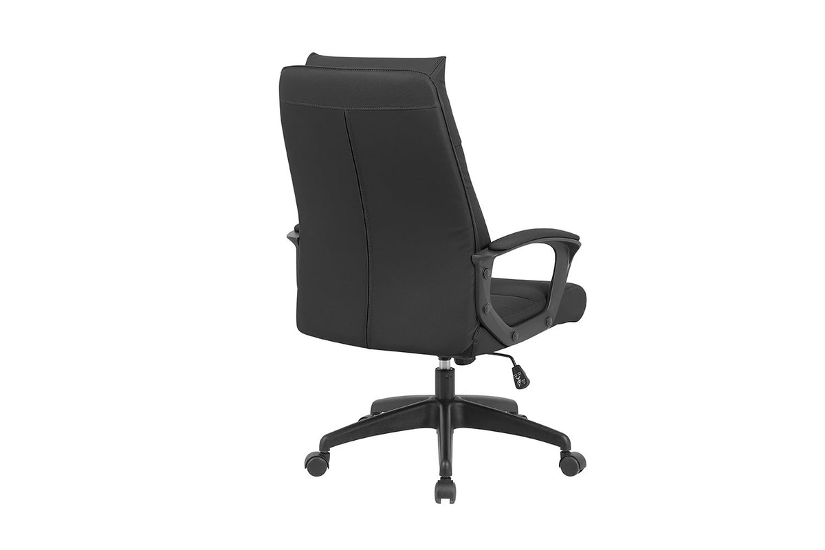 Bureaustoel Samuel PU nylon Zwart – aanzicht 6