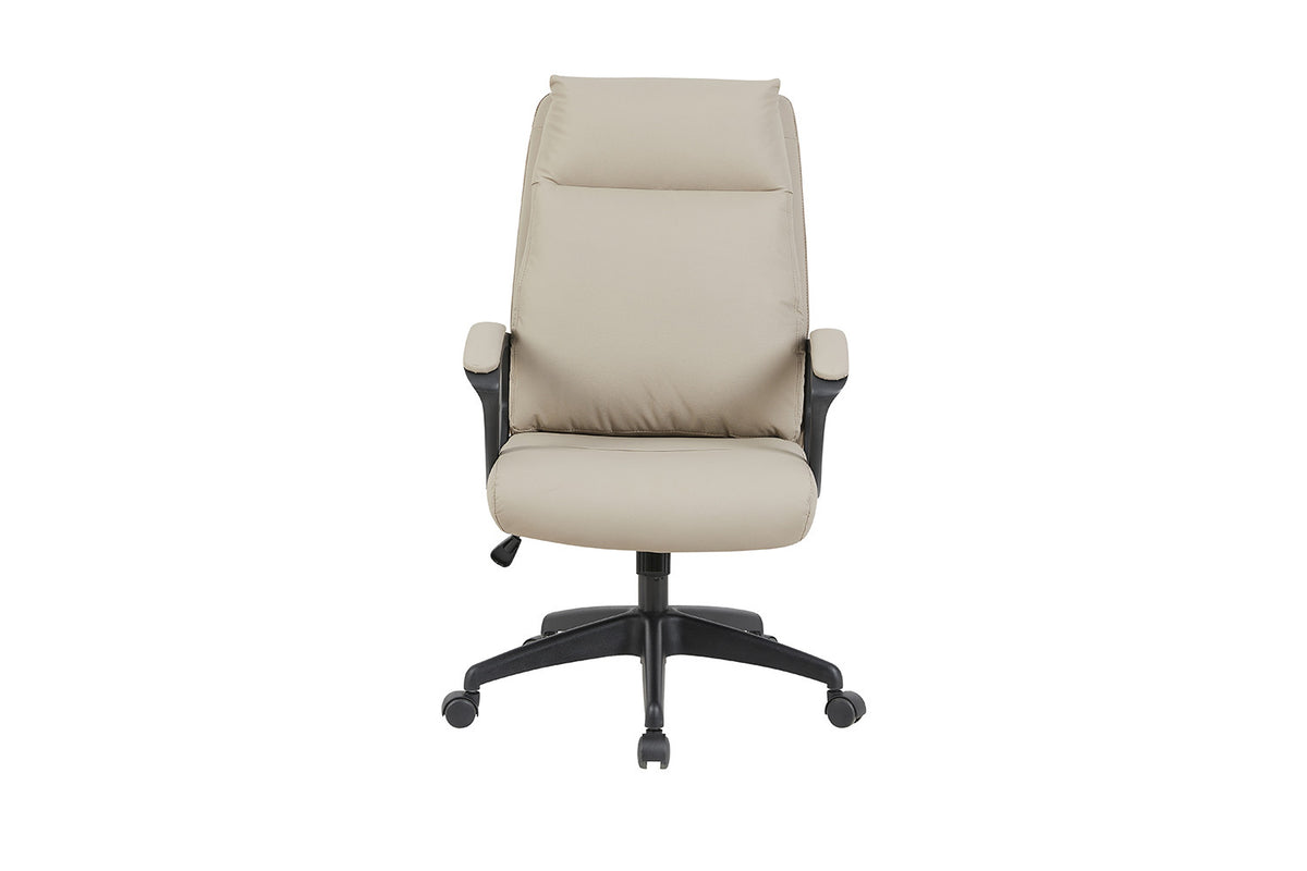 Bureaustoel Samuel PU nylon Beige – aanzicht 3
