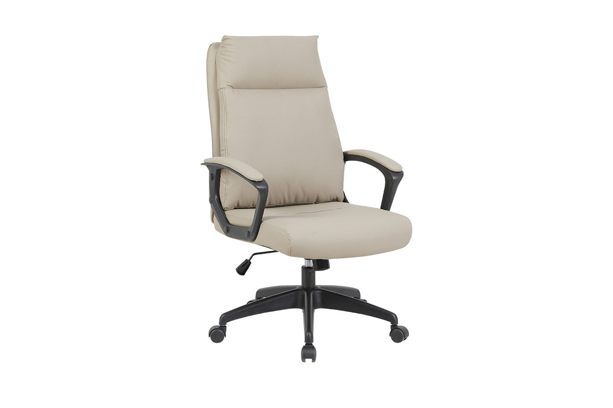 Bureaustoel Samuel PU nylon Beige – aanzicht 4