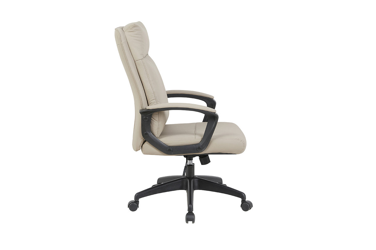 Bureaustoel Samuel PU nylon Beige – aanzicht 5
