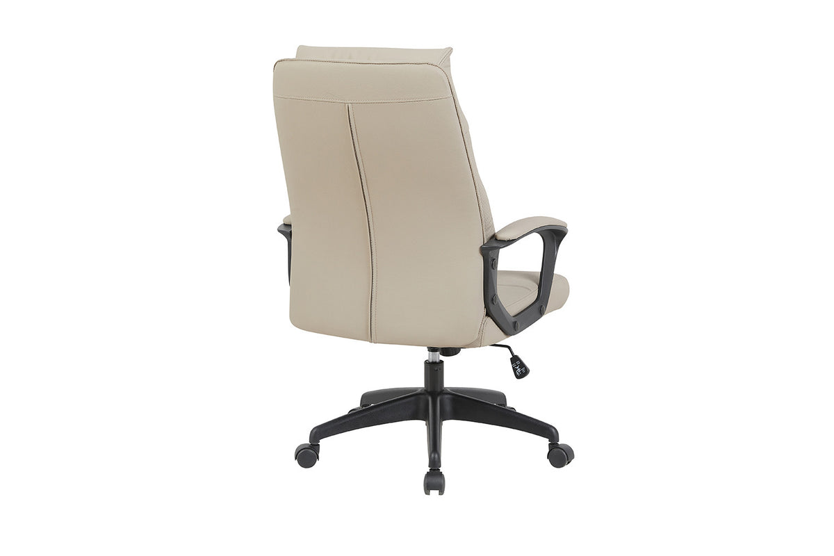 Bureaustoel Samuel PU nylon Beige – aanzicht 6