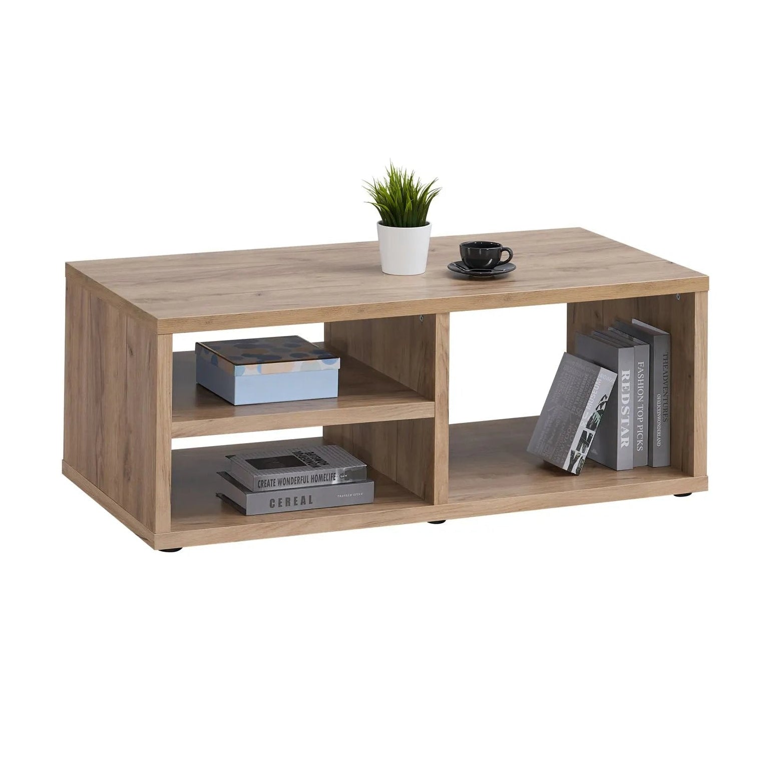 Salontafel Delvio met legplank