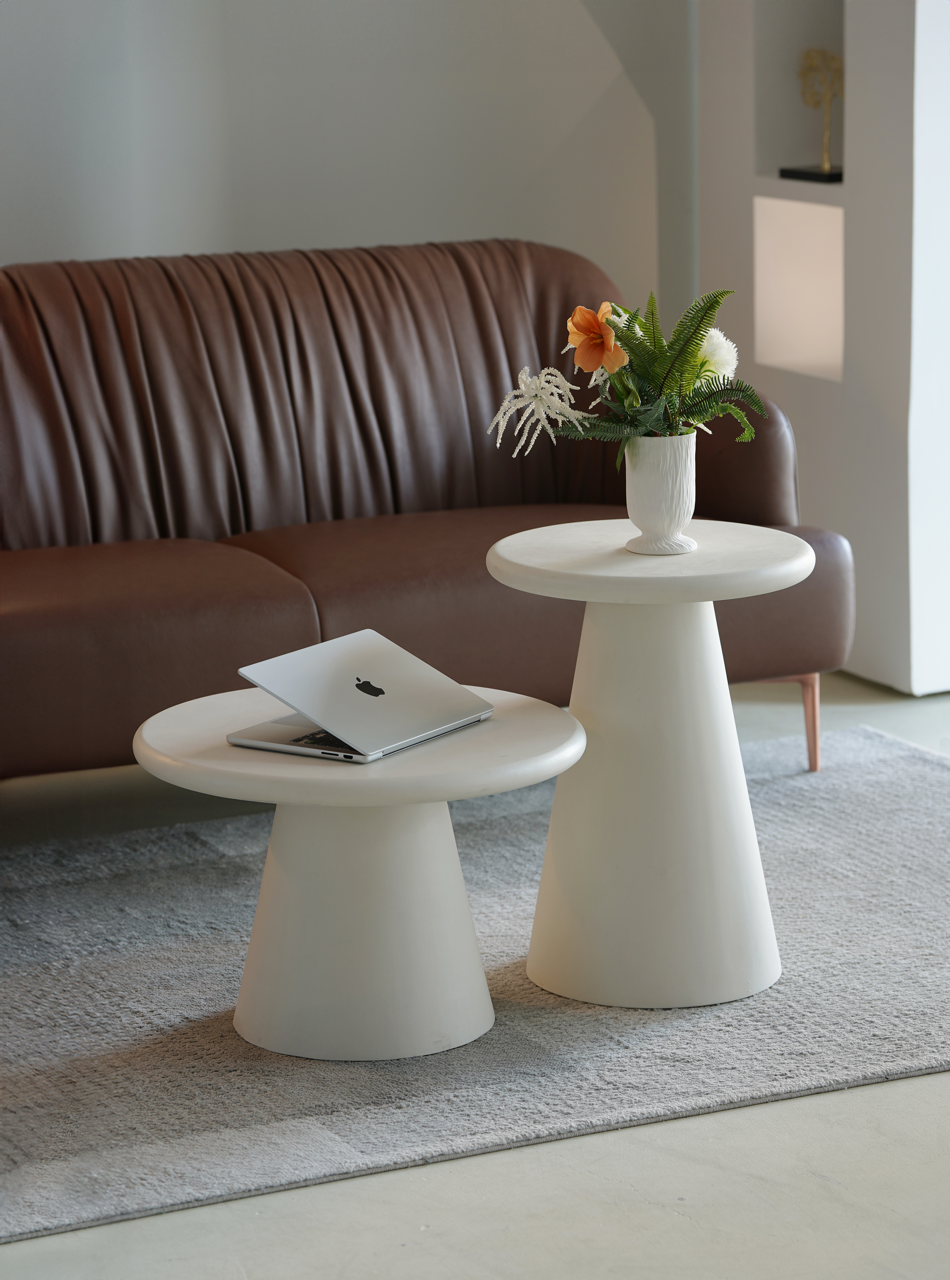 Salontafel Cementex rond - hoog