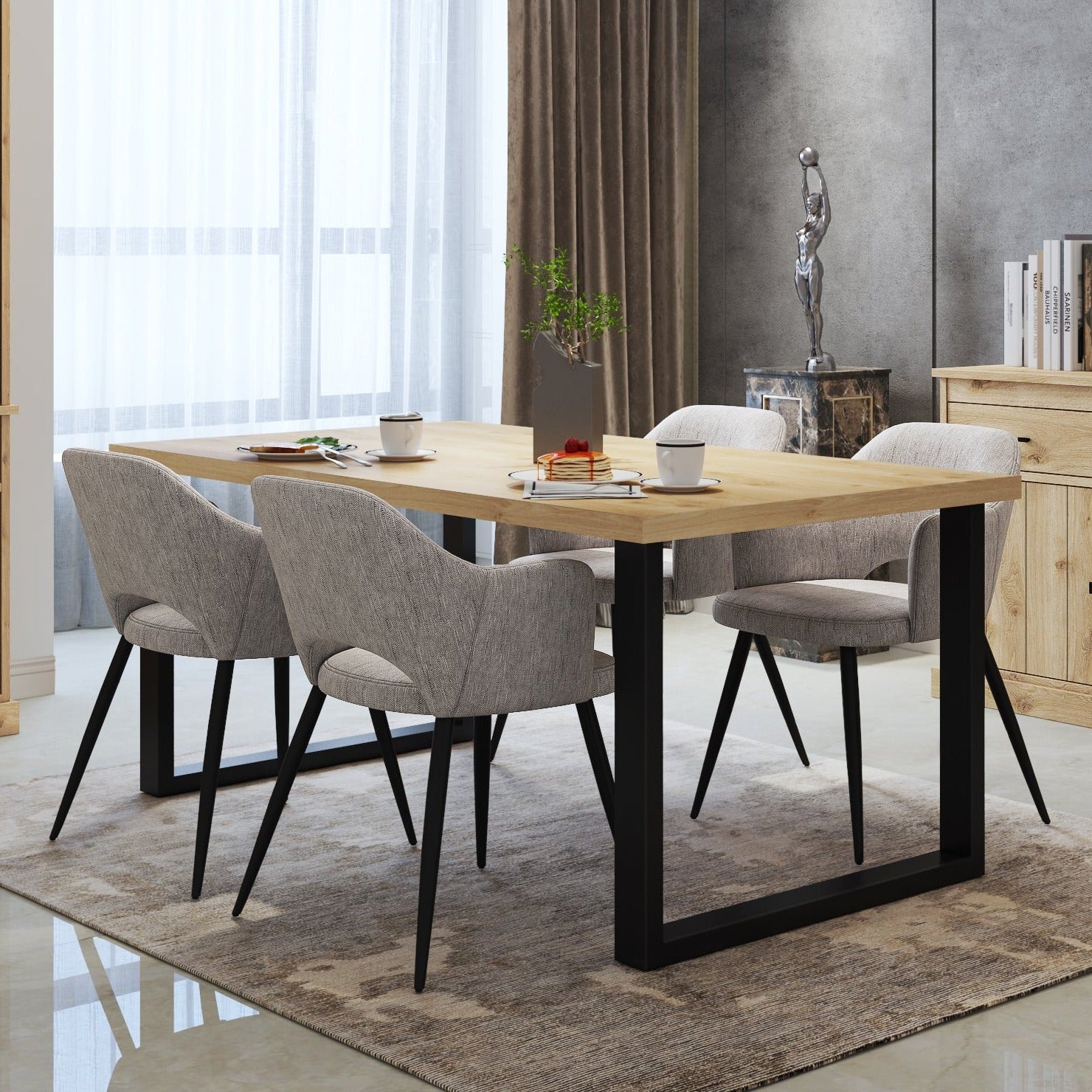 Tafel Jan - Lichte eik