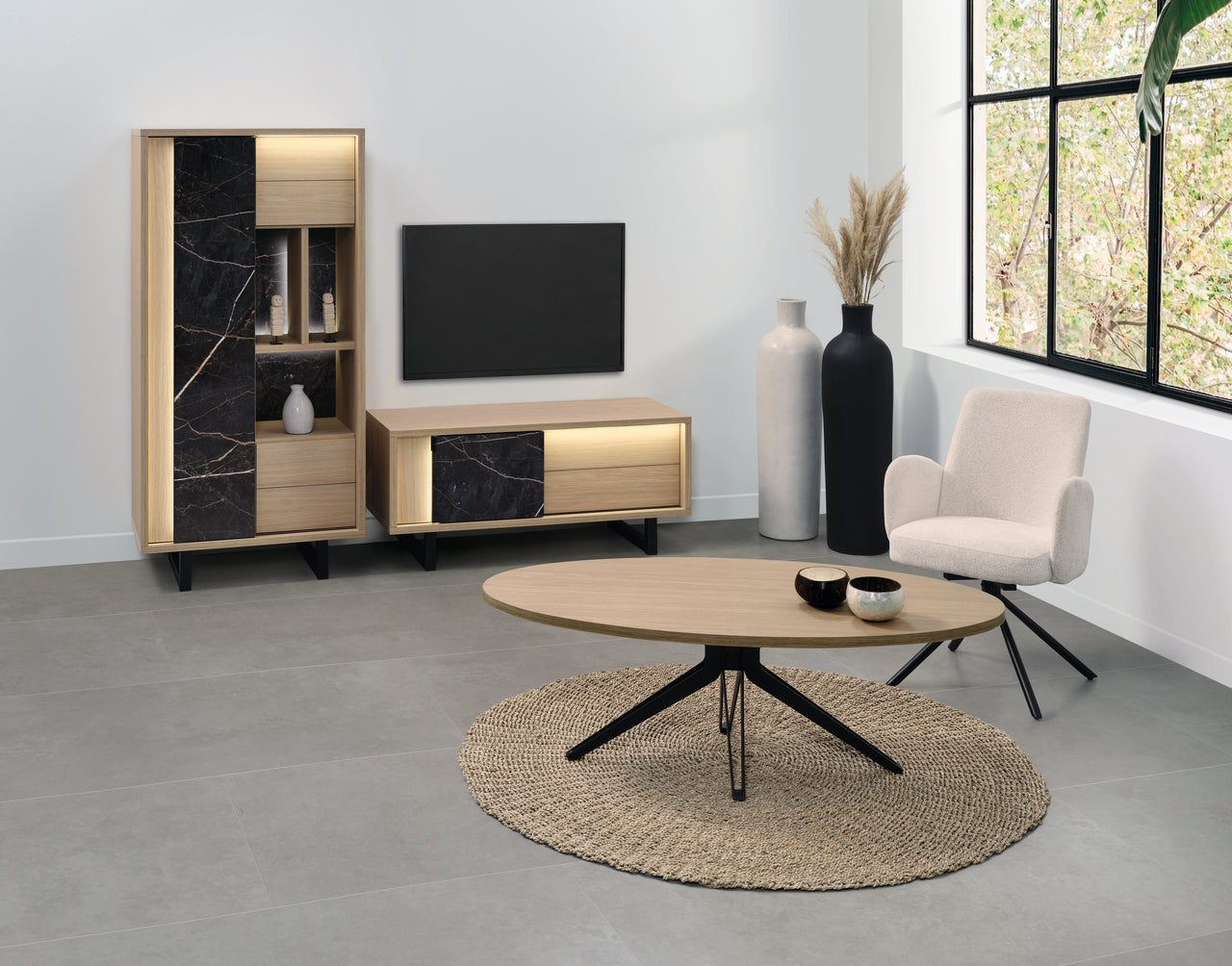 TV-meubel Tosca klein - Donker