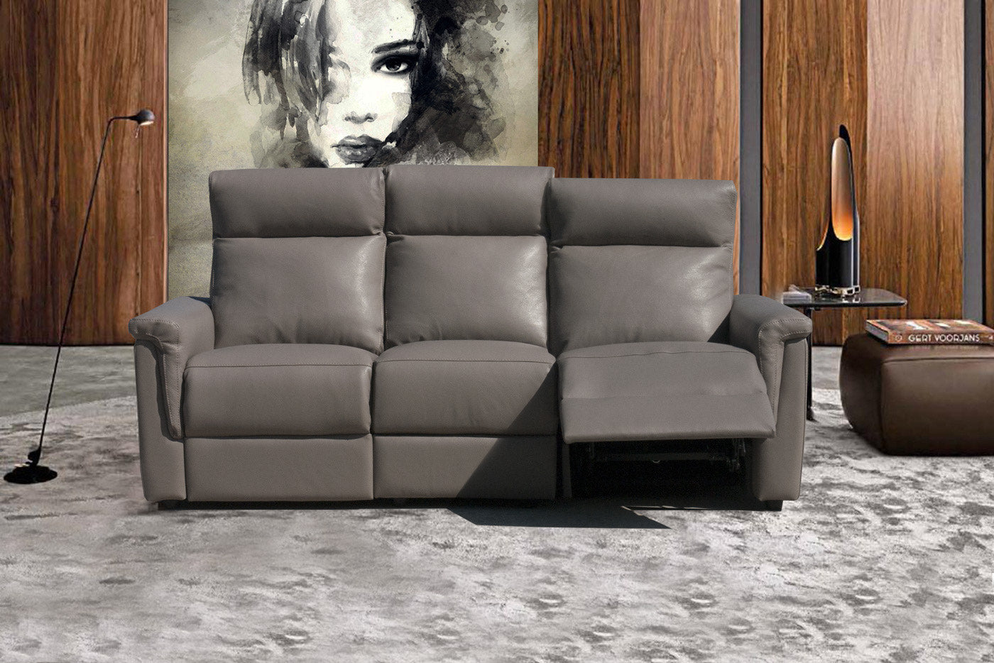 Salon Bateau - Vol Italiaans leder