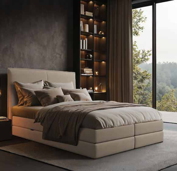 Boxspring Arthur met opbergkoffer