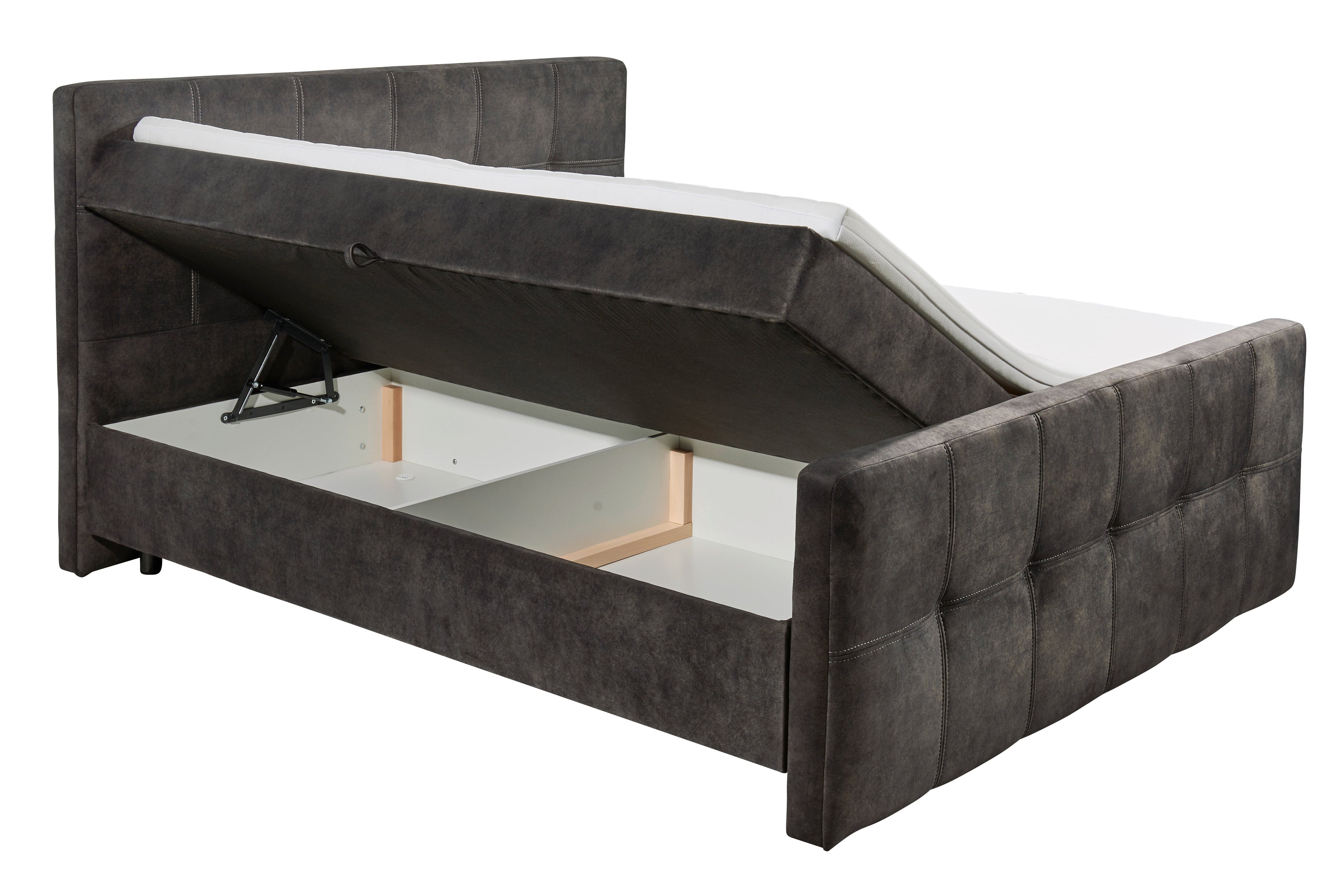 Boxspring Valencia - zwarte velvet
