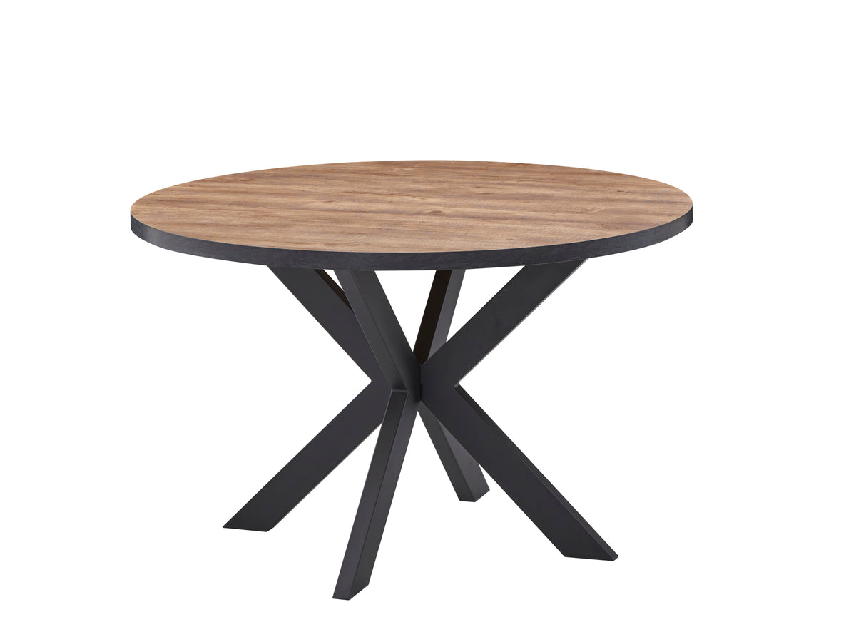 Bella eettafel rond – 120 cm – vooraanzicht