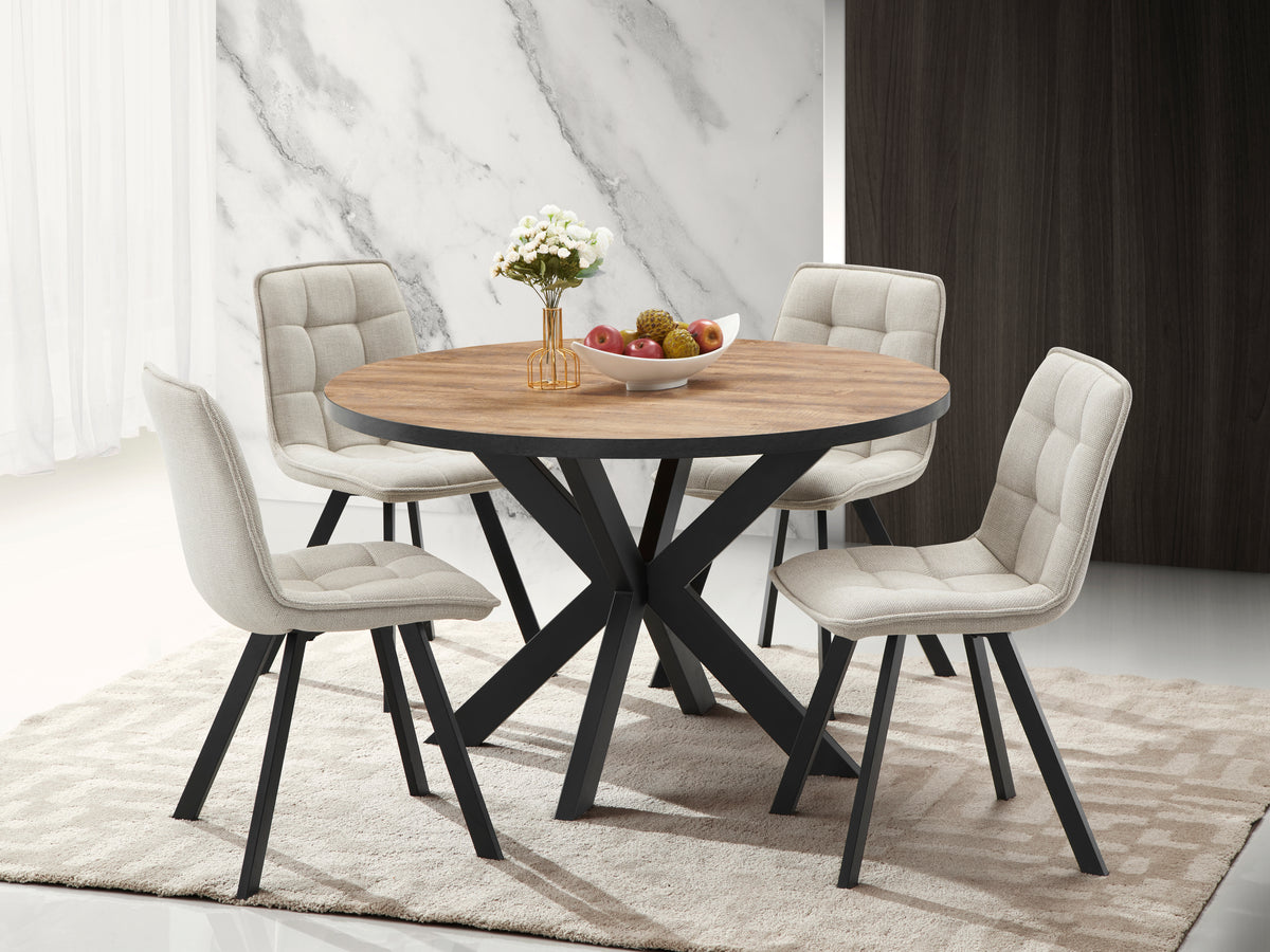 Bella eettafel rond – 120 cm – productaanzicht