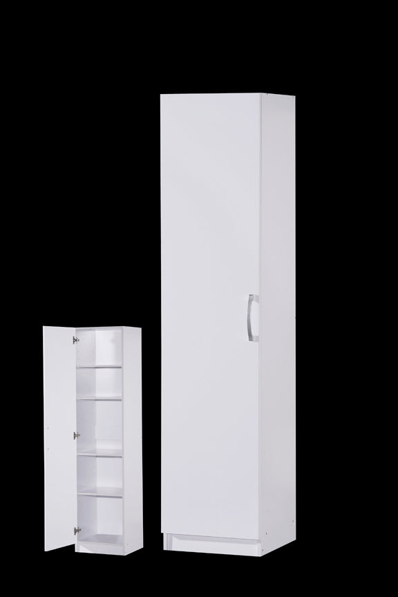 Bergkast wit – 40 cm – 1 deur – vooraanzicht