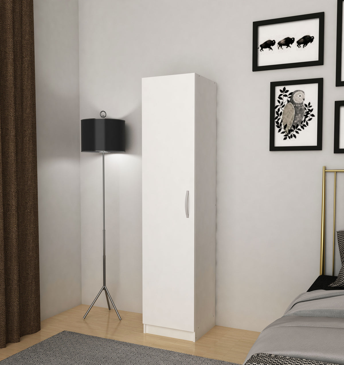 Bergkast wit – 40 cm – 1 deur – productaanzicht