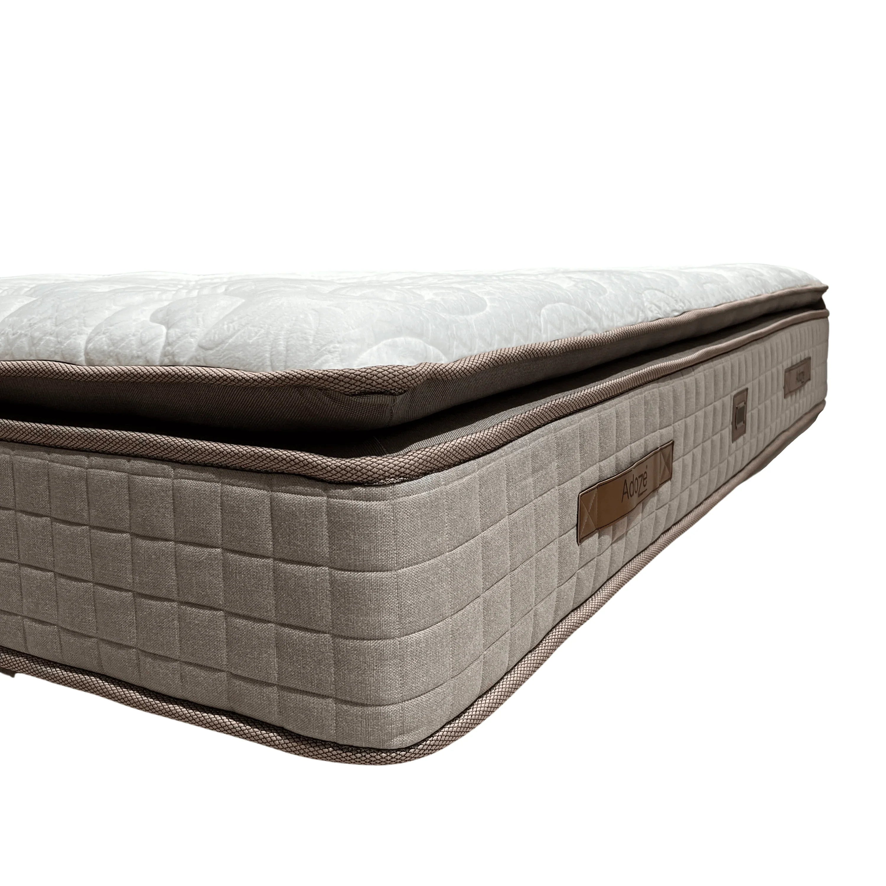 Boxspring platinum - beige stof - Boxspring - Meubelen Robbrecht