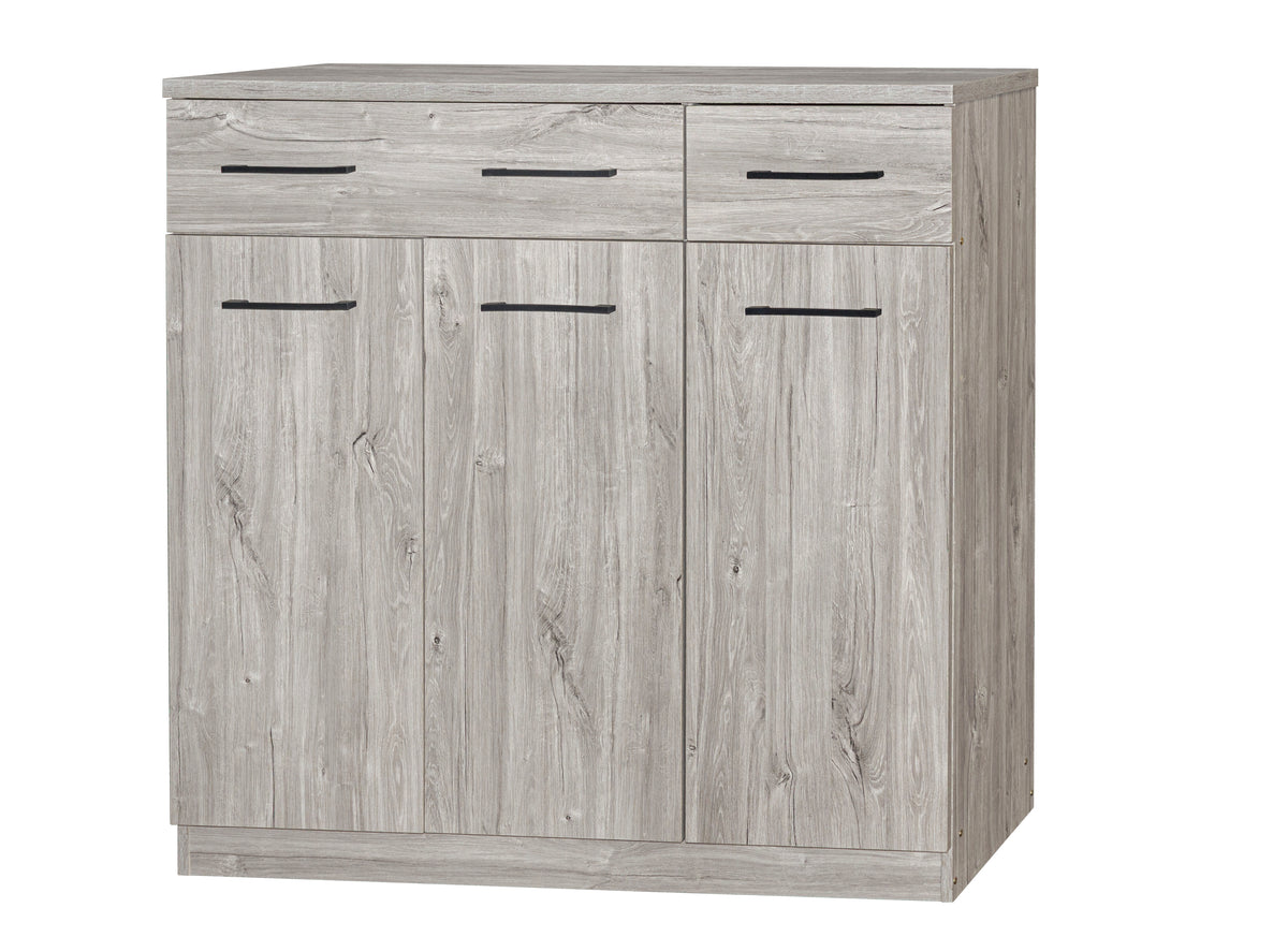 Commode grijze eik – 108 cm – model COH 2 – vooraanzicht