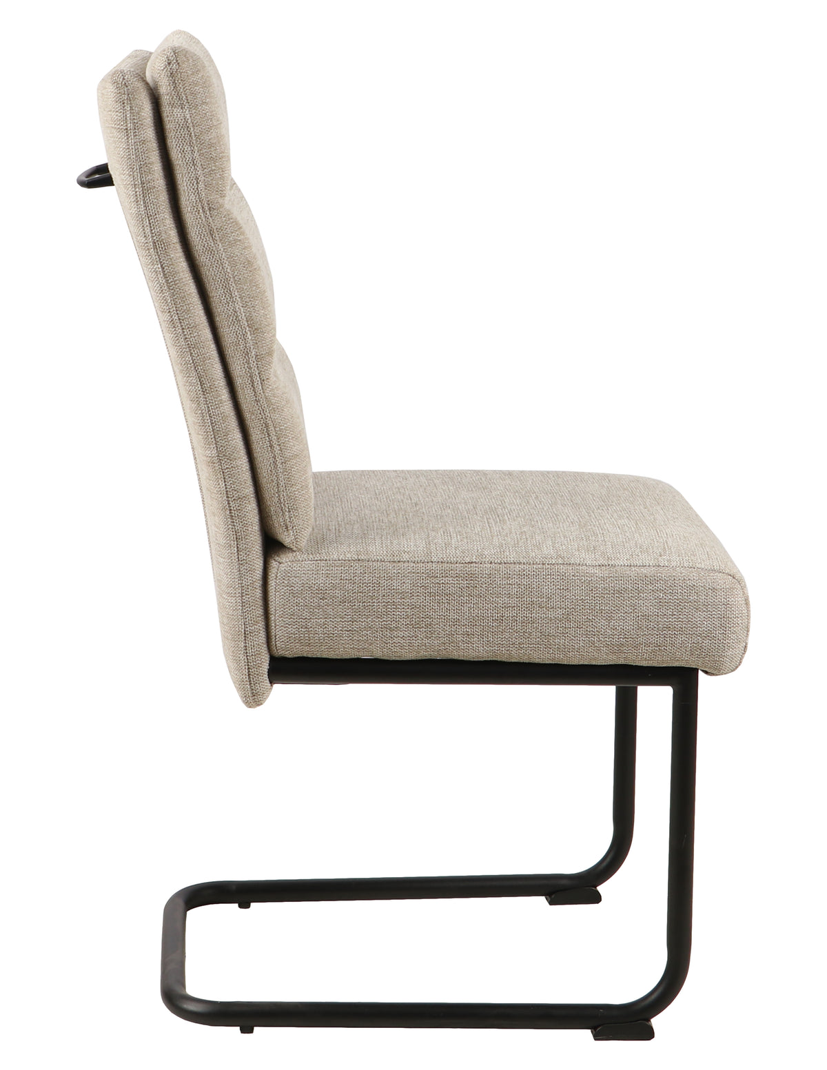 Eetkamerstoel S250 – beige – zijaanzicht