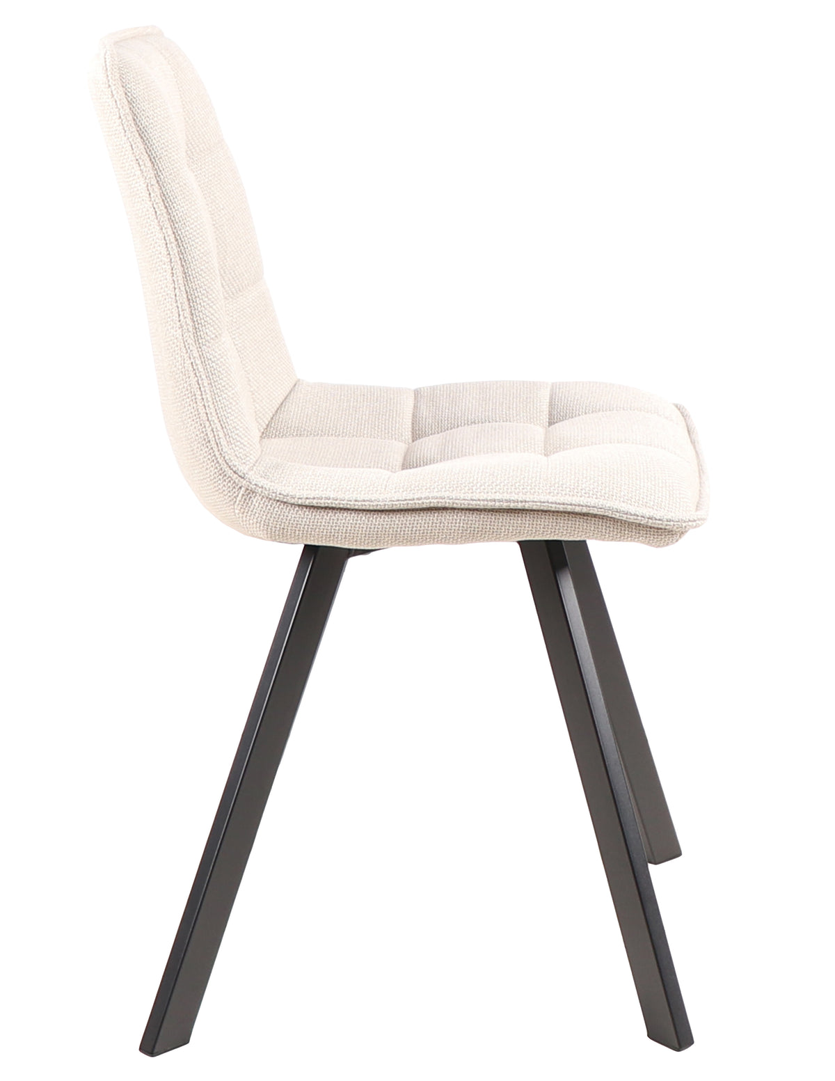 Eetkamerstoel S260 – beige – zijaanzicht