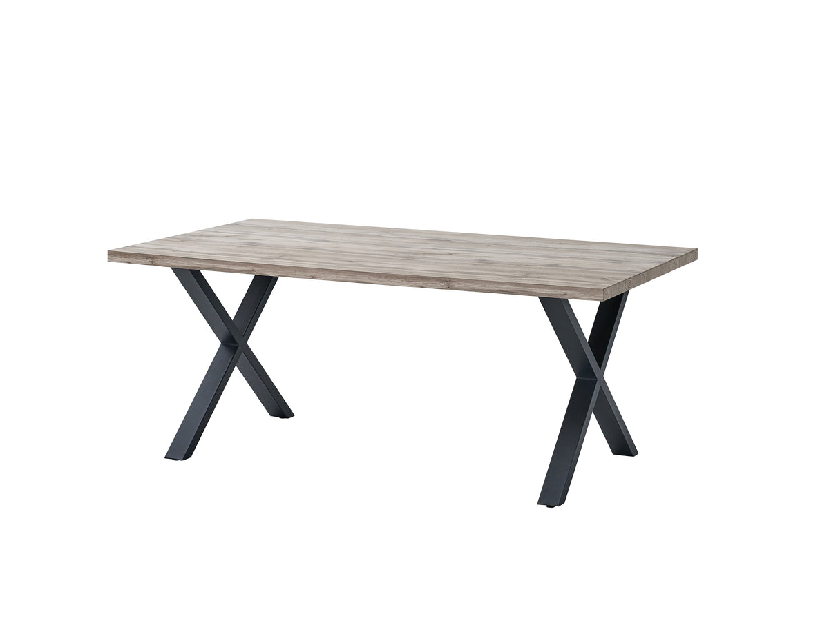 Elegance eettafel rechthoekig – 190 cm – X- of U-poot – productaanzicht
