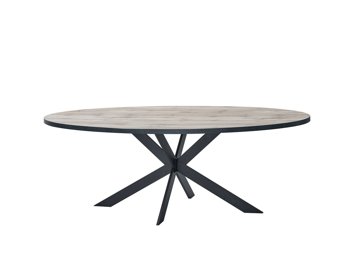 Elegance eettafel rechthoekig – 220 cm – X- of U-poot – productaanzicht