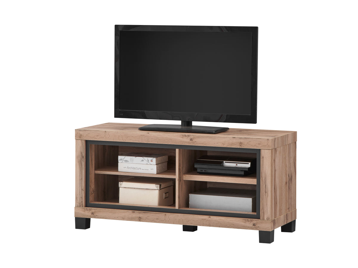 Elegance tv-meubel – 120 cm – open met zicht op de binnenindeling