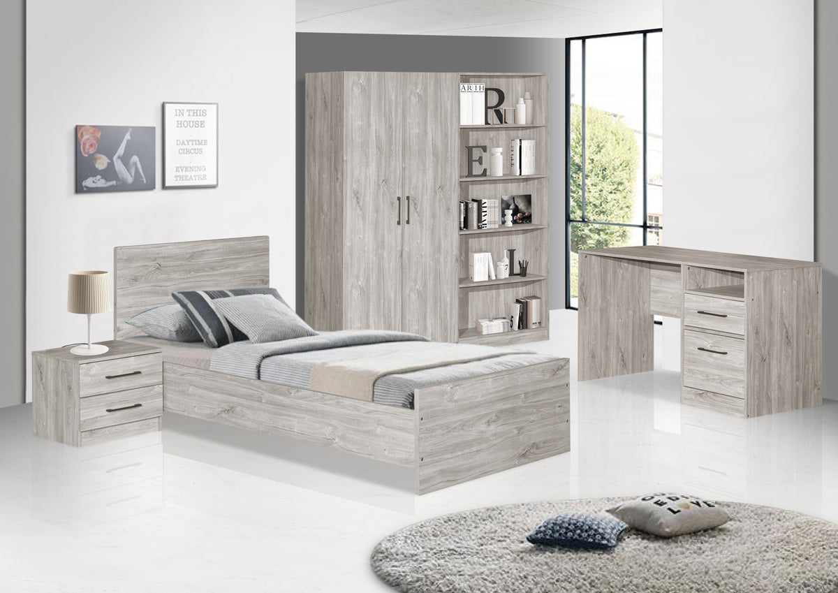 Elmo kleerkast – 80 cm – 2 deuren – gecombineerd in een interieur