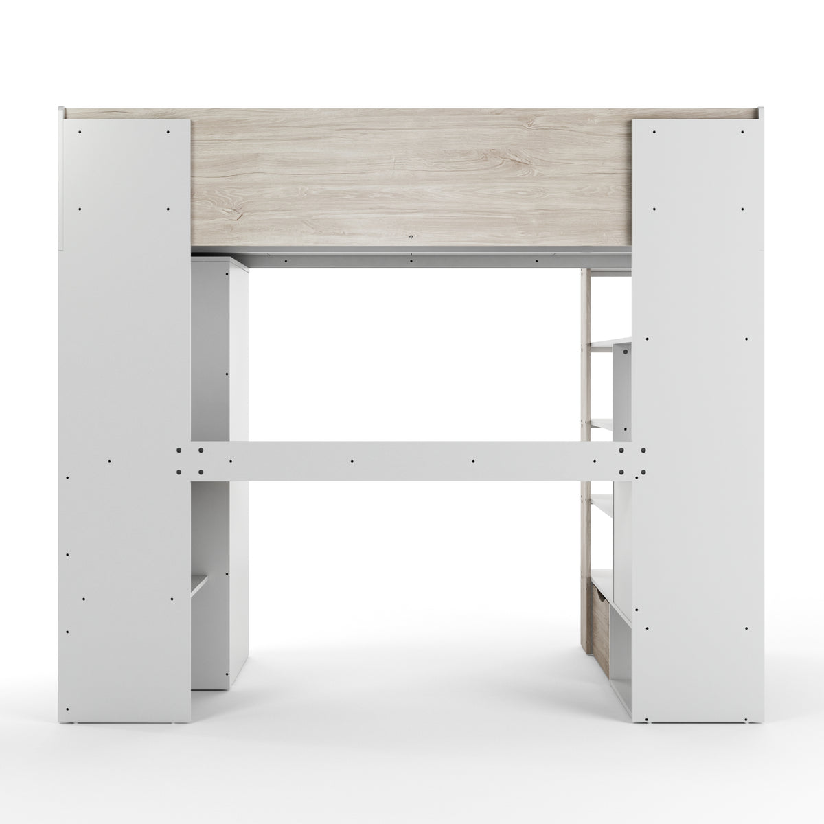 Eva hoogslaper met bureau – 90 x 200 cm – productaanzicht