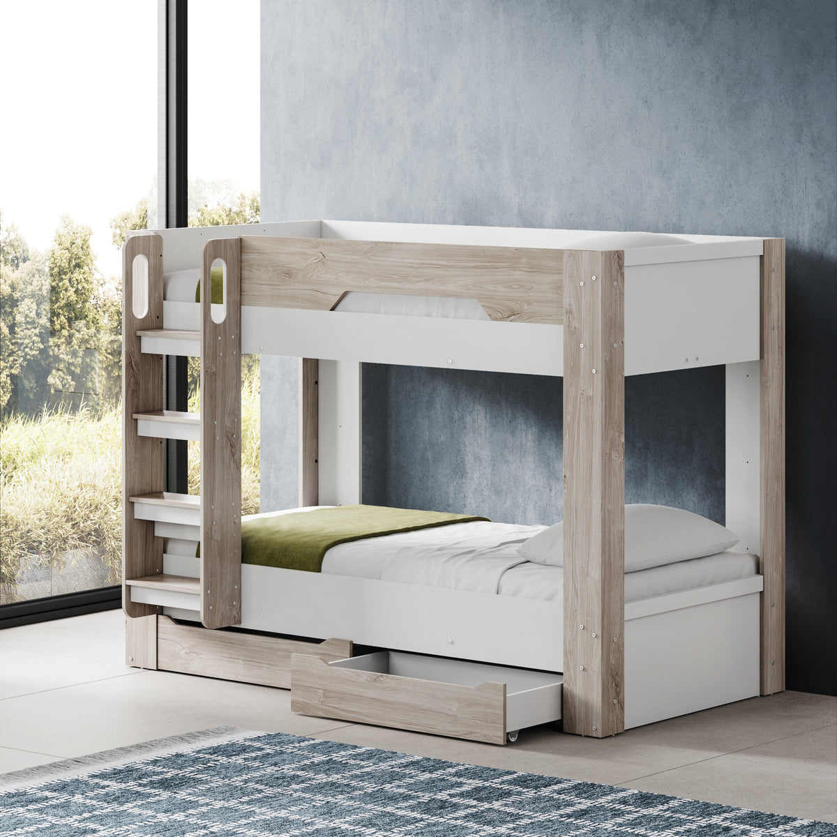 Eva stapelbed – 90 x 200 cm – vooraanzicht