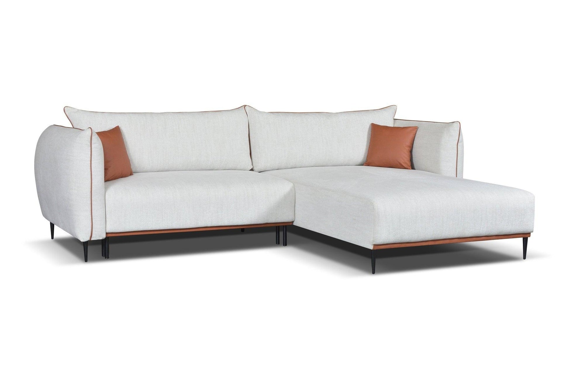 Hoeksalon met slaapfunctie Toscane - Extra brede longchair - Salon - Meubelen Robbrecht