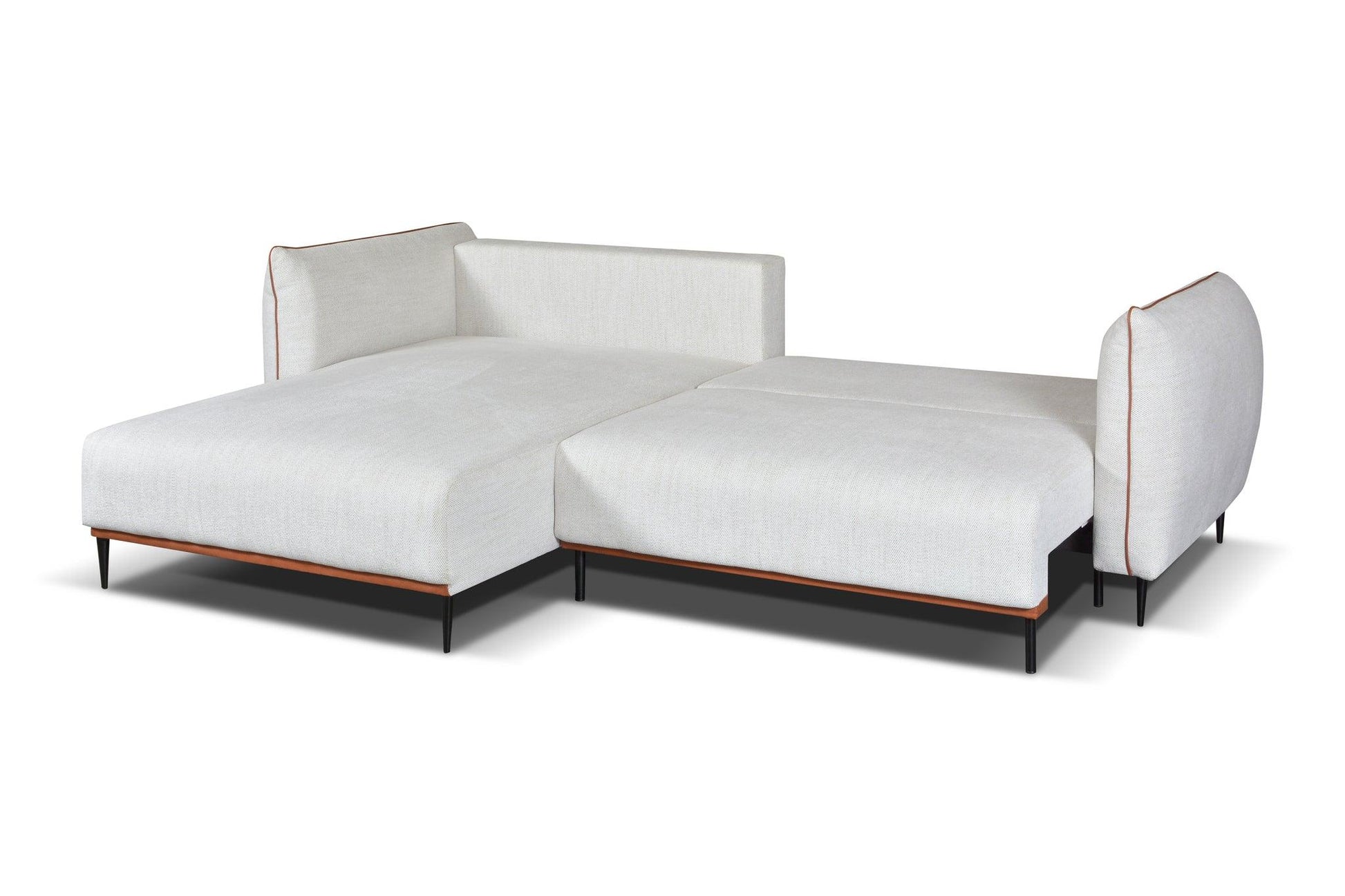 Hoeksalon met slaapfunctie Toscane - Extra brede longchair - Salon - Meubelen Robbrecht