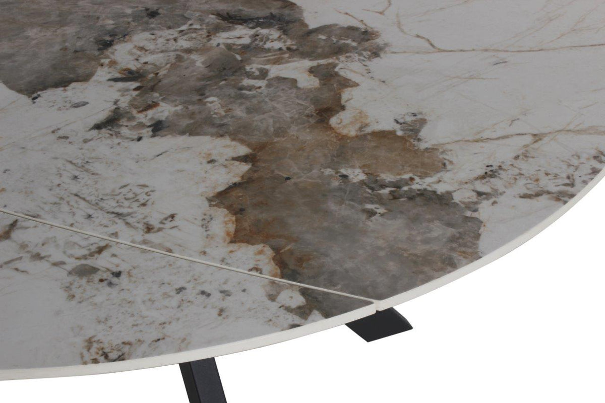 Compacte uitschuifbare eettafel Palermo voor een kleinere eetkamer
