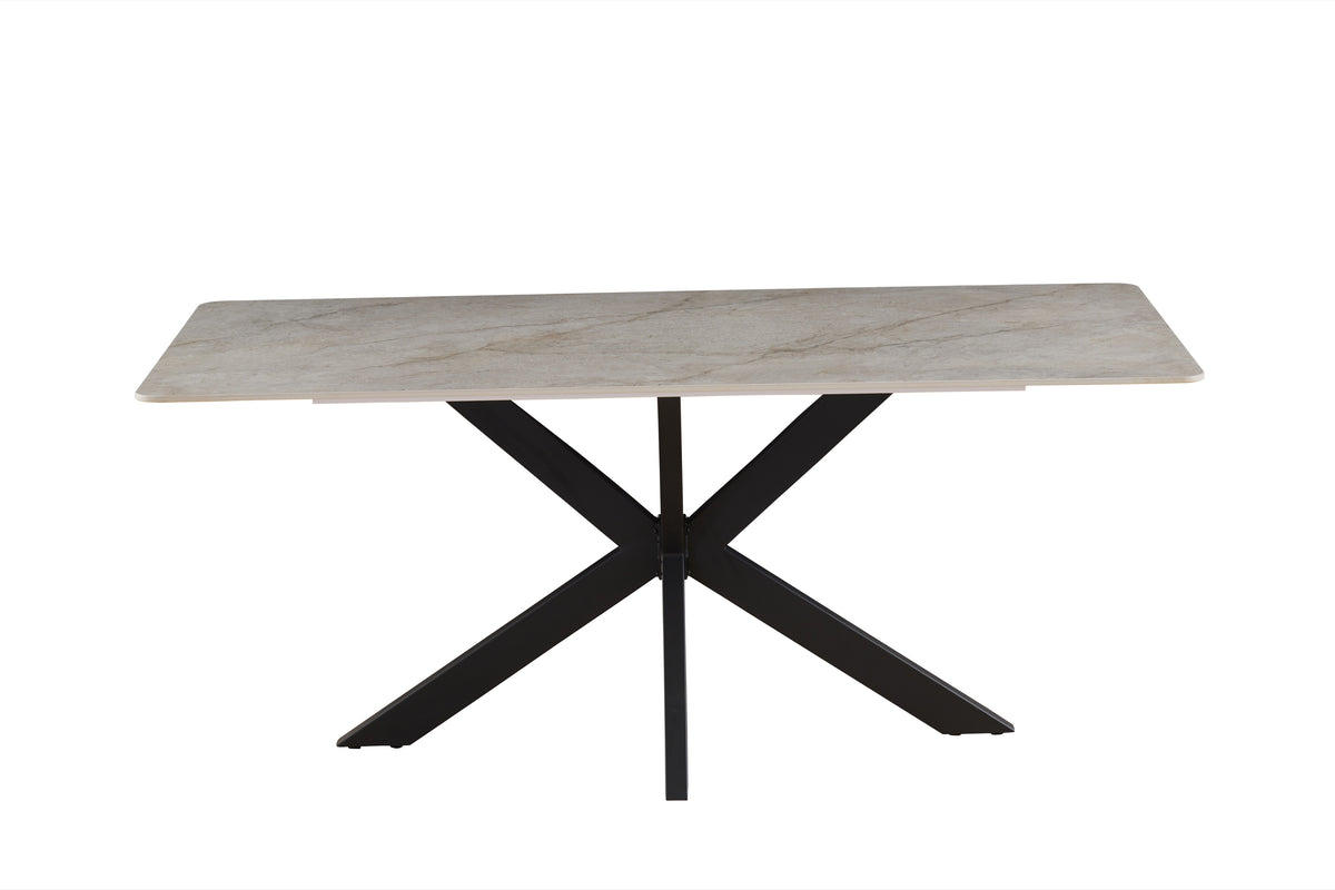 Keramische tafels eettafel – Shakespeare – 180 cm – vooraanzicht